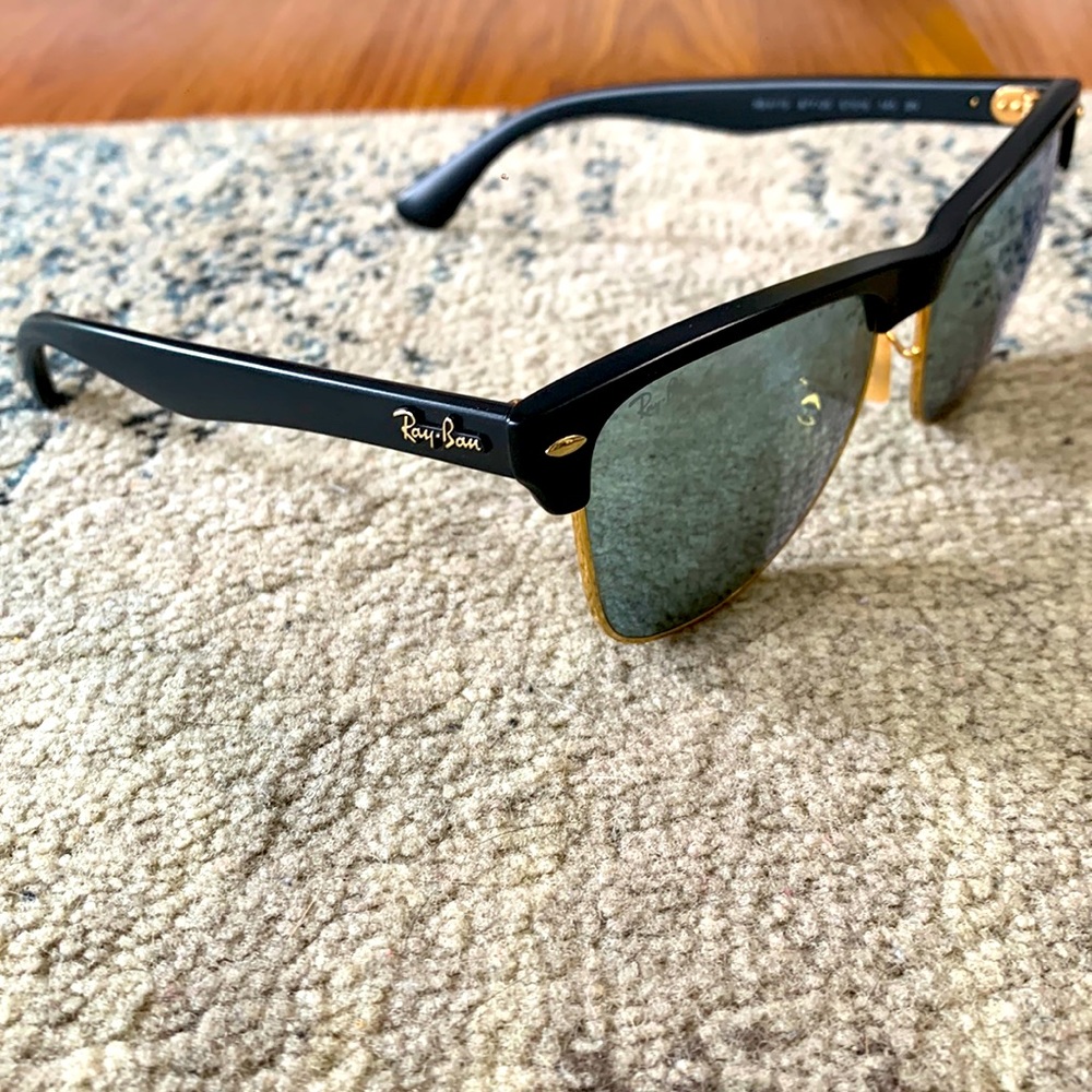 Ray Bans Sunglasses Clubmasters Black/Gold